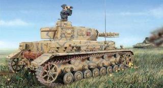 Model czołgu do sklejania PZ IV wersja F1, model Dragon 6315