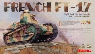 Model czołgu FT-17 do sklejania w sklai 1/35 Meng TS-011