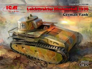 Model czołgu Leichttraktor Rheinmetall 1930 w skali 1:35 ICM 35330