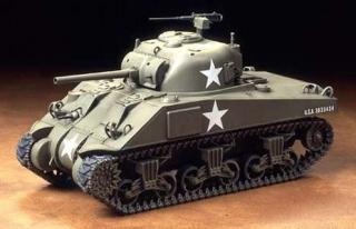 Model czołgu M4 Sherman do sklejania - Tamiya 32505