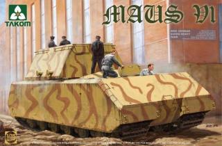 Model czołgu Maus V1 w skali 1:35 do sklejania - Takom 2049