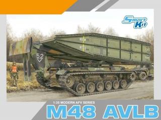 Model czołgu mostowego M48 AVLB do sklejania - Dragon 3606