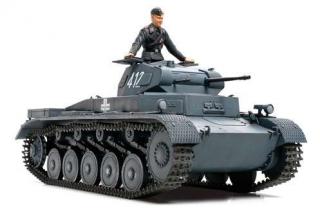 Model czołgu Panzerkampfwagen II do sklejania, model Tamiya 35292