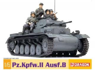 Model czołgu Pz.Kpfw.II Ausf. B w skali 1:6 - Dragon 75025