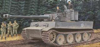 Model czołgu PZ. VI Tiger I E do sklejania w skali 1:35, Dragon 6252