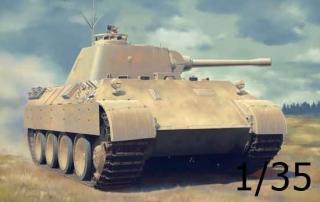 Model czołgu średniego Panther wersja D - Dragon 6813 skala 1:35