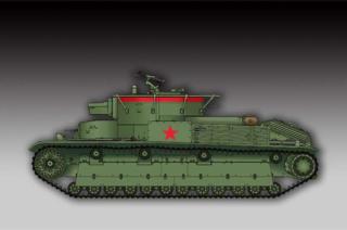 Model czołgu T-28 do sklejania - Trumpeter 07150 skala 1:72
