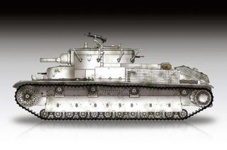 Model czołgu T-28 do sklejania - Trumpeter 07151 skala 1:72