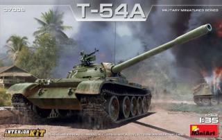 Model czołgu T-54A z wnętrzem - MiniArt 37009 skala 1:35