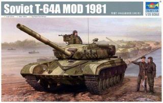 Model czołgu T-64A Mod.1981 do sklejania Trumpeter 01579 1:35