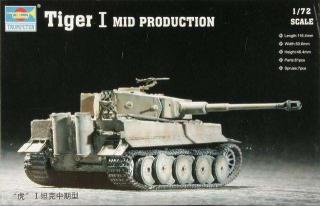 Model czołgu Toger I w wersji E mid production, Trumpeter 07243