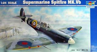 Model do sklejania brytyjskiego myśliwca Supermarine Spitfire Mk.Vb