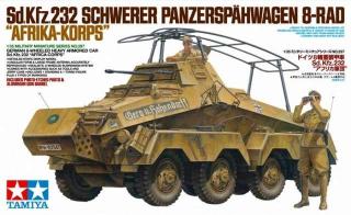 Model do sklejania ciężkiego wozu pancernego Sdkfz 232 Africa Corps