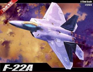 Model do sklejania myśliwca F-22A Raptor - Academy 12423