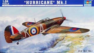 Model do sklejania myśliwca Hurricane Mk.I, 02414 Trumpeter