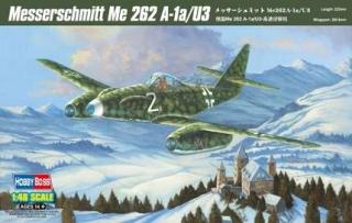 Model do sklejania myśliwca Messerschmitt Me 262 Hobby Boss 80371