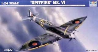 Model do sklejania myśliwca Spitfire Mk.VI, 02413 Trumpeter
