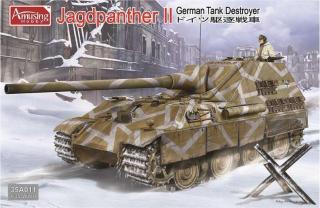 Model do sklejania niszczyciela czołgów Jagdpanther II Amusing 35a011