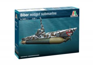 Model do sklejania U-boota Biber - Italeri 5609 w skali 1:35