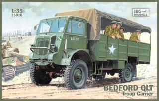 Model do sklejania wojskowej ciężarówki Bedford QLT IBG 35016 w skali 1:35