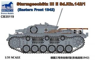 Model działa pancernego StuG III E Sd.Kfz.142/1 - Bronco CB35119