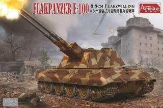 Model działa samobieżnego E-100 do sklejania Amusing Hobby 35A016