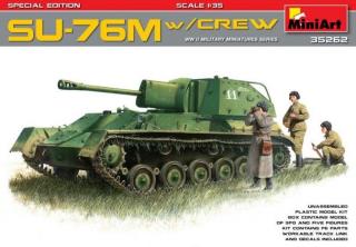 Model działa samobieżnego SU-76M - MiniArt 35262 specjalna edycja