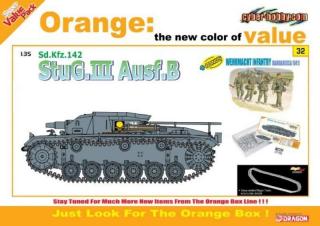 Model działa StuG III Ausf.B oraz figurki - Dragon 9132