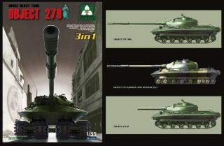 Model eksperymentalnego czołgu ciężkiego Objekt 279, Takom 2001
