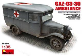 Model Gaz-03-30 Ambulans skala 1:35 MiniArt 35160