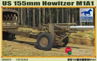 Model haubicy US M1A1 155mm do sklejania Bronco 35073