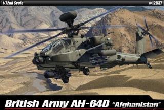 Model helikoptera Apache AH-64D do sklejania 1:72 Academy 12537
