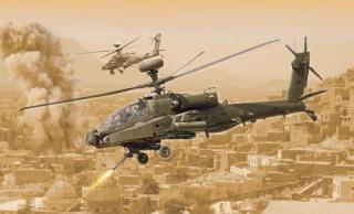 Model helikoptera wojskowego AH-64D Apache Longbow - Italeri 2748