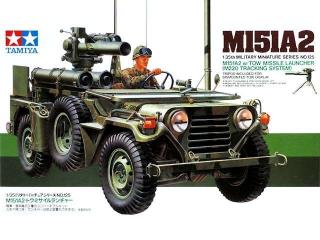 Model Jeep M151A2 z wyrzutnią - Tamiya 35125 skala 1:35