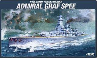 Model krążownika Admiral Graf Spee do sklejania Academy 14103