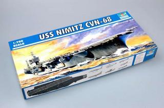 Model lotniskowca USS Nimitz CVN-68 - Trumpeter 05714 skala 1:700