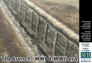Model Master Box 35174 The Trench WWI  WWII era
