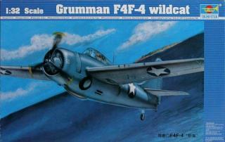 Model myśliwca F4F-4 Wildcat do sklejania w skali 1:32, Trumpeter 02223