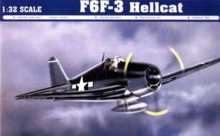 Model myśliwca F6F-3 Hellcat do sklejania w skali 1:32 Trumpeter 02256