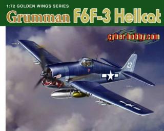 Model myśliwca Grumman F6F-3 Hellcat do sklejania - Dragon 5060