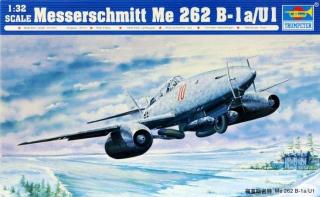 Model myśliwca Messerschmitt Me262 b1a/U1, Trumpeter 02237