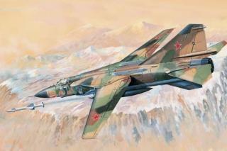 Model myśliwca MiG-23 MLD Flogger-K do sklejania w skali 1:32