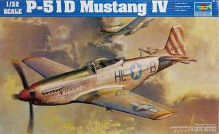 Model myśliwca P-51D Mustang IV w skali 1/32, Trumpeter 02275