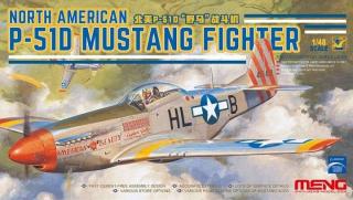 Model myśliwca P-51D Mustang w skali 1:48 do sklejania - Meng LS-006