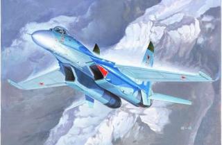 Model myśliwca Su-27 Flankerer B do sklejania Trumpeter 01660