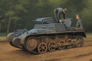 Model niemieckiego czołgu Panzer I wersja A do sklejania