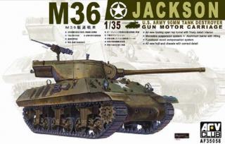 Model niszczyciela czołgów M36 Jackson do sklejania AFV AF35058
