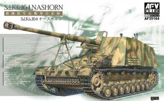 Model niszczyciela czołgów Sd.Kfz.164 Nashorn - AFV AF35164 skala 1:35