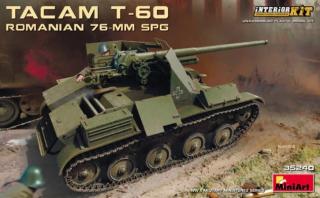 Model niszczyciela czołgów Tacam T-60 76mm z wnętrzem MiniArt 35240