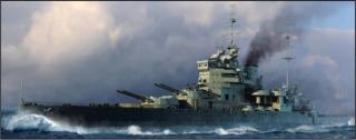 Model pancernika HMS Valiant do sklejania Trumpeter 05796 skala 1:700